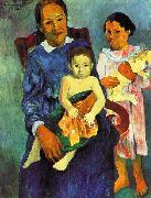 Paul Gauguin Tahitian Woman with Children 4